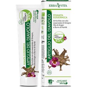Erba Vita Pomata Eudermica Artiglio del Diavolo 50 ml - Lenitiva e Antiage con Estratti Vegetali