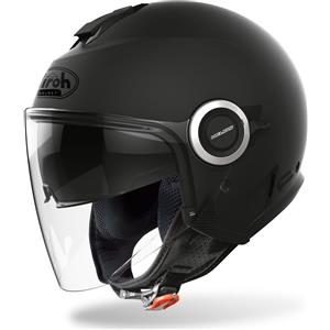 Airoh Helios Color casco jet - Black Matt-Tg XXL