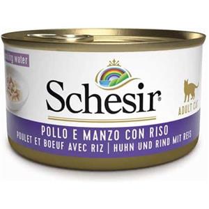 SCHESIR CAT POLLO, MANZO E RISO AL NATURALE 85 G