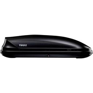 Thule Pacific M (200) Box da Tetto Nero - 410 Litri, Apertura Singola Destra, Sistema di Fissaggio Fast-Grip