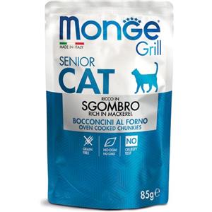 MONGE GRILL GATTO SENIOR SGOMBRO gr.85