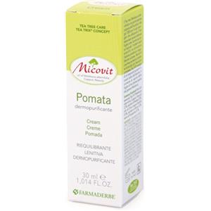 Farmaderbe Micovit Pomata 30ml - Azione Dermopurificante e Lenitiva per Pelli Impure