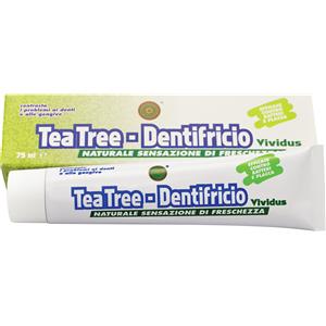 VIVIDUS Tea Tree Dentifricio 75ml - Igiene Completa con Tea Tree Oil e Freschezza Naturale
