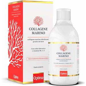 Optima Naturals Collagene Marino - Integratore Idrolizzato Liquido, 500ml