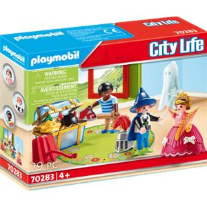 PLAYMOBIL 70283 City Life - Gioco di Costruzione con Baule dei Travestimenti per Bambini