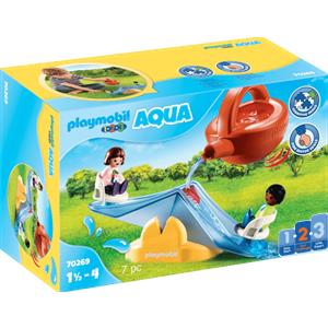 PLAYMOBIL 1.2.3 Aqua 70269 - Dondolo Acquatico con Annaffiatoio per Bambini dai 2 Anni