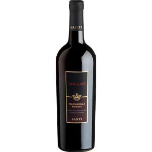 SANTI Valpolicella Ripasso Classico Superiore Solane 2021 - Vino Rosso 750 ml con note fruttate e invecchiamento in legno di ciliegio