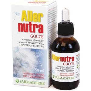 Farmaderbe Aller Nutra - Integratore Alimentare in Gocce da 50 ml per il Sistema Immunitario e il Controllo delle Allergie