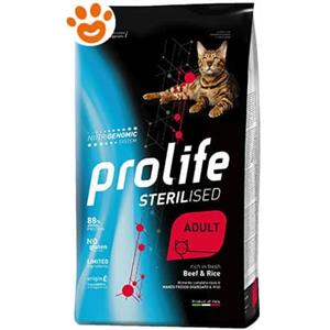Prolife Cat Sterilised Adult Manzo e Riso - Sacco Da 400 Gr