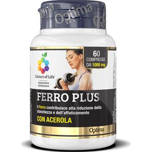 OPTIMA NATURALS Srl Ferro Plus Con Acerola Colours Of Life® Optima Naturals 60 Compresse