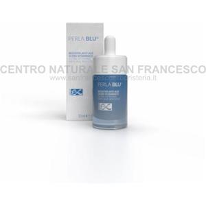 BeC Natura Perla Blu Siero Viso Anti-Età - Booster Multivitaminico con Oli Vegetali e Vitamine A, C, E
