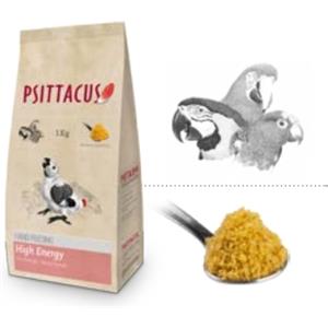 Psittacus Pappa Alta Energia 1 kg - Porridge Premium per Yacos e Ara, Cibo Non-GMO per Pappagalli