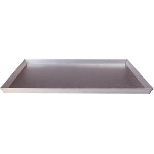 Pentole Agnelli Teglia Rettangolare in Lamiera Alluminata 50x35x3 cm per Pizza e Pasticceria