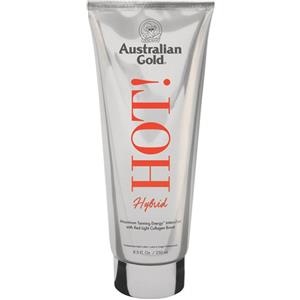 Australian Gold Hot! Hybrid Maximum tanning energy intensifier with red light collagen boost