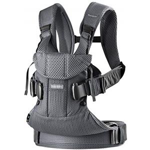 BabyBjörn BABYBJORN One Air, 3d Mesh, Marsupio, 0-3 Anni, Grigio (antracite)