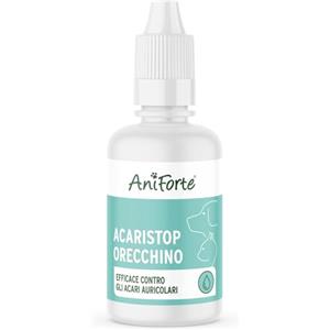 AniForte Olio di Acari dell'orecchio 20ml per Cani, Gatti, Roditori e Animali Domestici, Soluzione Delicata e Veloce Contro Gli Acari dell'orecchio, Contro Insetti e Parassiti Antiparassitario
