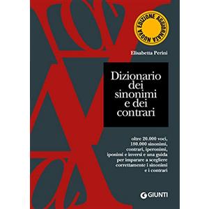 Giunti Dizionario dei sinonimi e dei contrari