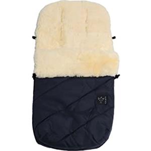 KAISER, Kaiser 65420-22 Sacco termico per passeggino, Paat, Pelliccia di agnello, Blu marine
