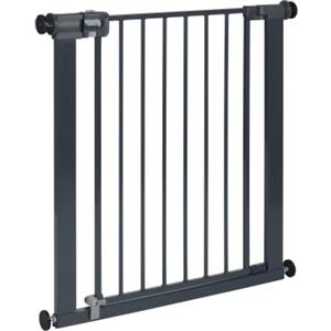 Safety 1st Easy Close Metal Cancelletto di Sicurezza in metallo, scale, porte, vani con apertura 73-80 cm (max 108 cm), Cancelletto per Bambini, Apertura a Una Mano, Senza Viti o Fori, Blu Scuro
