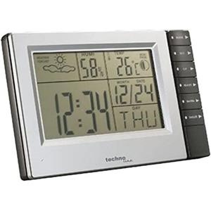techno line WS 9121 Stazione Meteo, Grigio/Argento