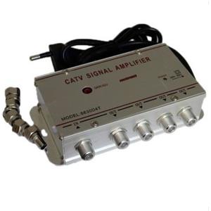 FAST WORLD SHOPPING ® Amplificatore Segnale Antenna Tv Con 4 Uscite Convertitore Digitale Terrestre Aumenta Segnale Video Audio Amplifica Segnale Televisore Ricevitore Trasmettitore Sdoppiatore