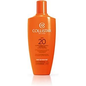 Collistar Superabbronzante Intensivo Ultra rapido Protezione 20, Crema Viso e Corpo acceleratrice di abbronzatura, Con Vitamina E e oli vegetali, Per tutti i tipi di pelle, 200 ml