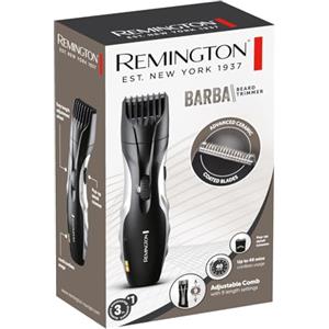 Remington Set Regolabarba Uomo - 9 impostazioni di lunghezza 1,5-18 mm- Funzionamento a rete/batteria, indicatori LED di carica/ricarica, regolabarba, Rasoio elettrico Barba, MB320C