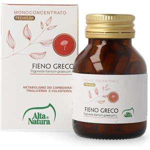 ALTA NATURA-INALME Srl Monoconcentrato Fieno Greco 60 Compresse da 1000 mg - Funzione Digestiva e Metabolismo
