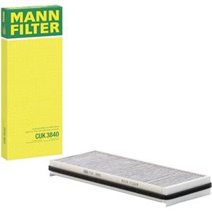 MANN-FILTER CUK 3840 Filtro Abitacolo a Carboni Attivi per Auto e Veicoli Commerciali - Filtrazione Efficace e Protezione dell'Aria