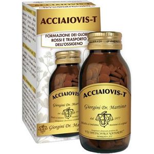 Dr. Giorgini Acciaiovis-T 180 Pastiglie - Integratore Alimentare con Erbe, Sali Minerali e Vitamine per Gravidanza e Fabbisogno Nutrizionale Aumentato