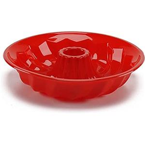Guardini, Stampo ciambella Ø 24 cm, Silicone alimentare, Rosso, Made in Italy, Linea Juliette