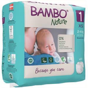 Bambo Nature Pannolini Bambo Nature Taglia 1 (2-4 kg)