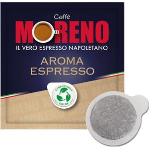 Caffè Moreno - Cialde ESE 44 Espresso Bar, 50 Cialde in Carta, Gusto Forte e Corposo