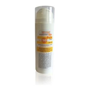 INTERFARMAC Evita Sun Emulsione Solare Spray SPF50 100 ml per Viso e Corpo con Cellule Staminali di Mela