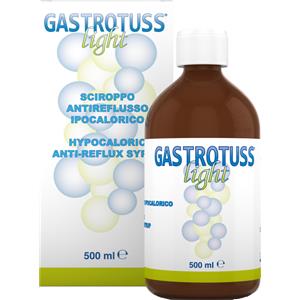 DMG Italia Gastrotuss Light Sciroppo Antireflusso Ipocalorico 500 ml - Trattamento Meccanico per Reflusso Gastroesofageo
