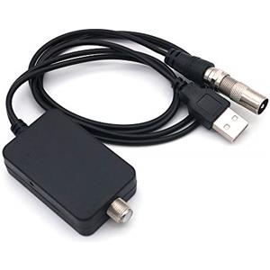 DollaTek HDTV Antenna TV digitale HD da interno Amplificatore di segnale TV Amplificatore di segnale Ricevitore di terra Amplificatore di antenna TV ATSC-Nero