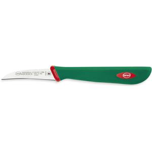 Sanelli Premana Coltello Verdura Professionale 6cm - Lama Curva in Acciaio Inossidabile con Manico Ergonomico Antiscivolo