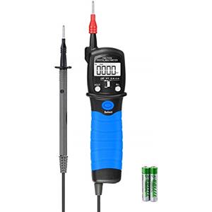 AOPUTTRIVER Palmare Display LCD Penna Multimetro Digitale, 6000 Conteggi Estremamente Precisi per la Misurazione di Voltmetro/Resistenza AC/DC/Diodo/Capacità, Conservazione Dati e Torcia