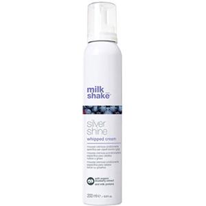 Milk_shake Silver Shine Whipped Cream 200 ml - Mousse/Balsamo Antigiallo per Capelli Biondi e Grigi
