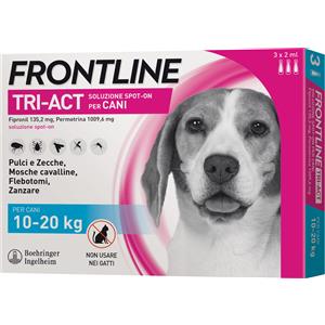 Frontline Tri-Act per Cane taglia Media dai 10 ai 20 kg 3 fialette