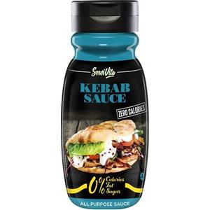 Servivita Salsa Kebab 320 ml - Zero Calorie, Senza Grassi e Zuccheri, Ideale per Dieta