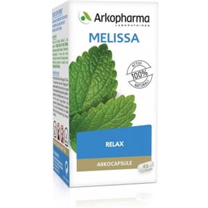Arkofarm Arkocapsule Melissa Bio - Integratore Alimentare per Rilassamento Mentale - 45 Capsule