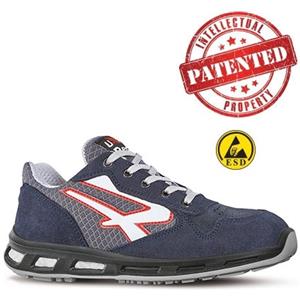 U-Power Active S1P SRC - Scarpa da lavoro in nylon traspirante e pelle scamosciata con suola hi-tech