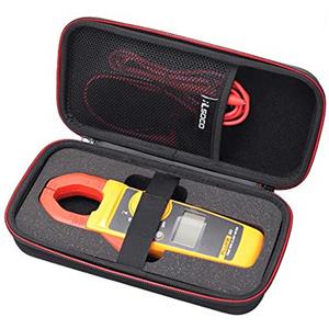 RLSOCO Custodia Rigida per Fluke 302+/323/325/324 Multimetro a Pinza/FNNEMGE HT206D/HT206B Pinza amperimétrica