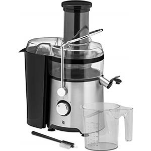 WMF Kult X spremiagrumi elettrico frutta verdura in acciaio inox, 500 W, macchina per succo, spremiagrumi per grandi pezzi di frutta, brocca per succhi di frutta, 1,2 l, filtro schiuma, 2 livelli di