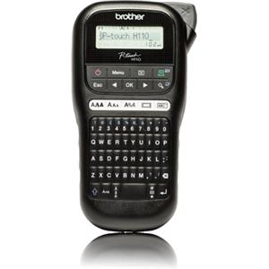 Brother PT-H110 Etichettatrice Palmare - Trasferimento Termico, 180 x 180 DPI, 20 mm/s, Tastiera QWERTY, Compatibile con Nastri TZe da 3.5 a 12 mm