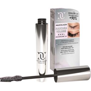 Natur Unique Ialucollagen Mascara Volume XXL 14,8 ml - Mascara volumizzante per ciglia dal nero intenso con scovolo esclusivo