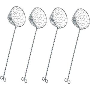 kela Set di 4 colini per fonduta Tamis di Kela, colino per fonduta in Acciaio Inossidabile 22,5 cm, Acciaio Inossidabile 18/10, Accessori per Hot Pot, cestelli per fonduta per Verdure, Pesce e Carne