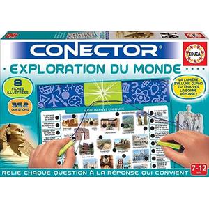 Educa - Conector Esplorazione del Mondo. Giochi educativi per Bambini. Consigliato da 4 Anni (17582)