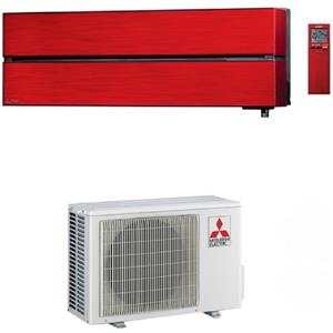 Climatizzatore/Condizionatore Mitsubishi Electric Monosplit Parete Kirigamine Style Red 12000 Btu MSZ-LN35VGR